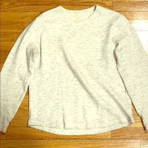 Gap grey and ivory blend pullover sweater